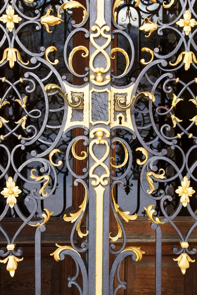 Wrought iron door — Stock Photo, Image