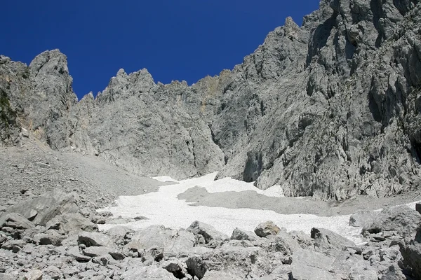 Paisagem montanhosa rochosa na Áustria — Fotografia de Stock