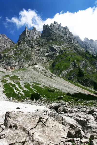Avusturya kayalık dağ manzarası — Stok fotoğraf
