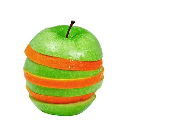 Naranja manzana —  Fotos de Stock