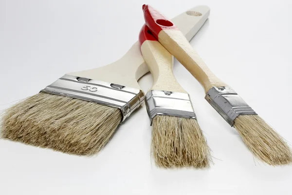 Paintbrushes, isolated — Stock Photo, Image