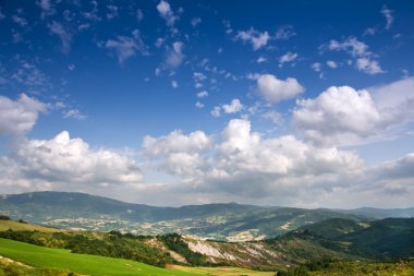 İtalya, Le Marche 'nin Hilly kırsalında