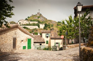Village of Pennabilli, Italy clipart