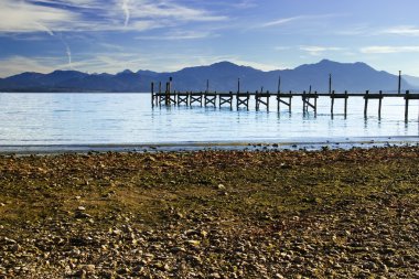 iskeleye chiemsee Gölü