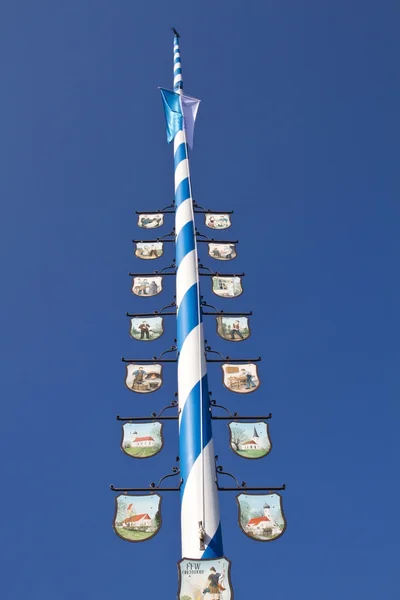 Maypole bávaro — Fotografia de Stock