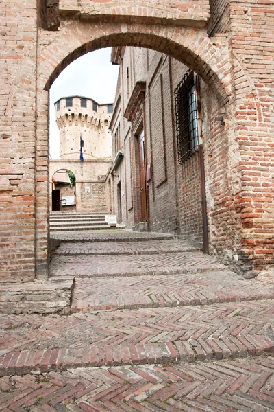 Фортеця місті Gradara, Італія — стокове фото