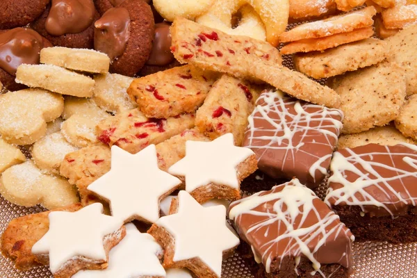 Selectie van Kerstmis cookies — Stockfoto