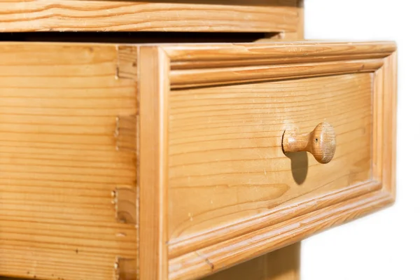 Drewniana szuflada — Zdjęcie stockowe