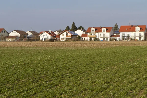 Newly built housing area in Bavaria — Stock Photo, Image