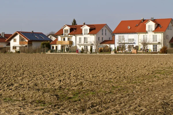 Newly built housing area in Bavaria — Stock Photo, Image