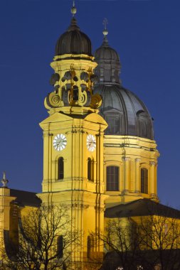 The famous Theatinerkirche church in Munich, Germany