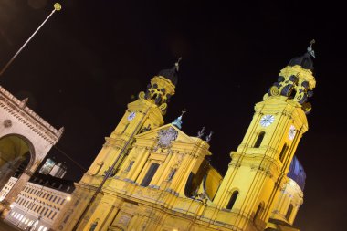 The famous Theatinerkirche church in Munich, Germany