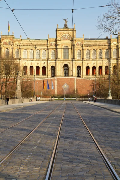 Парламент Баварии в Мюнхене — стоковое фото