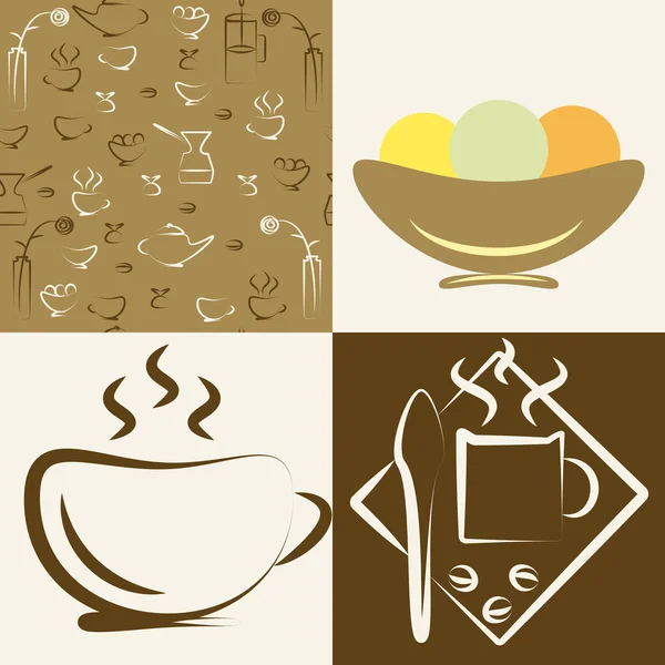 stock vector Coffee house