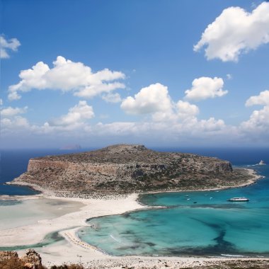 Santorini. Greek island. Place leisure clipart