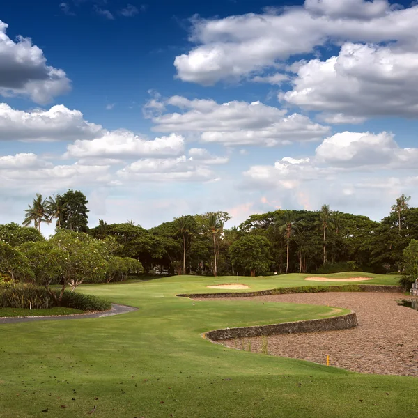 Поле для гольфу на острові Балі — стокове фото