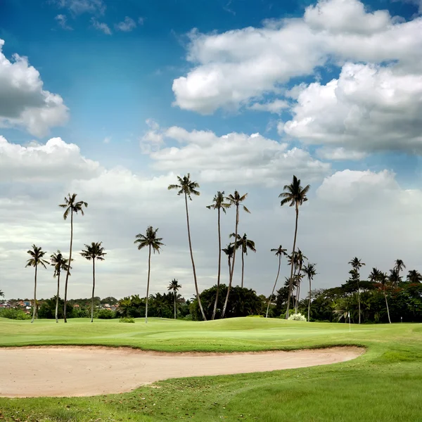 Golfbaan op eiland bali — Stockfoto
