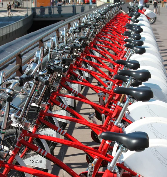 Parking de vélos à louer — Photo