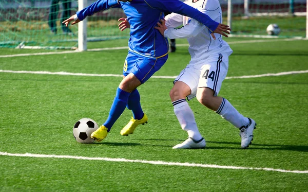 Parte del tema de las piernas-fútbol o fútbol — Foto de Stock