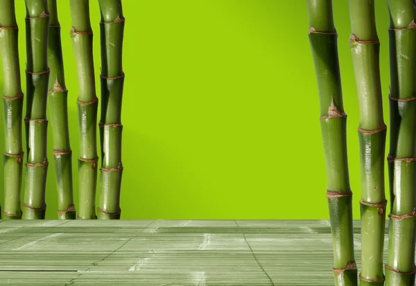 Fin bild av olika bambu, natur bakgrund Stockbild