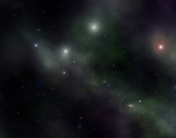 Stars in the night sky