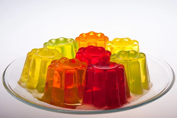 Färgade gelatin — Stockfoto