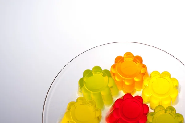 Färgade gelatin — Stockfoto
