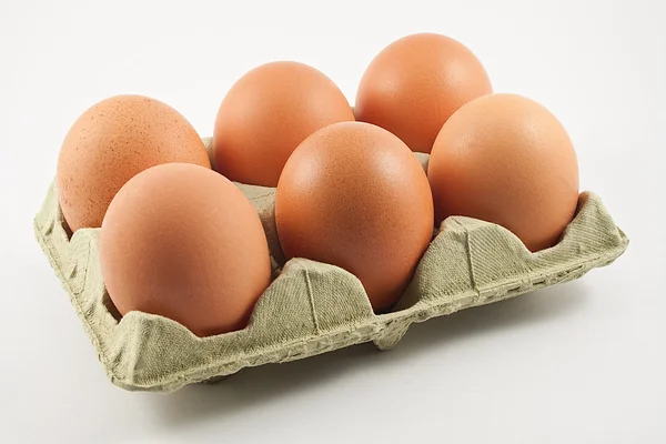 6 yumurta — Stok fotoğraf