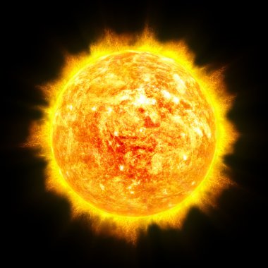 Sun star illustration clipart