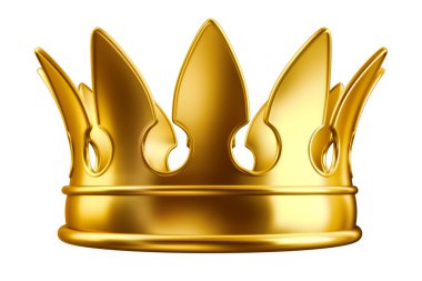 Golden crown clipart