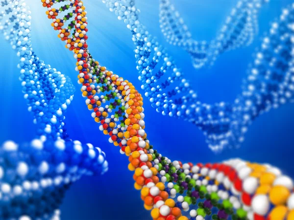 Фон ДНК — стоковое фото