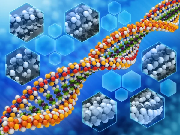 DNA pozadí — Stock fotografie