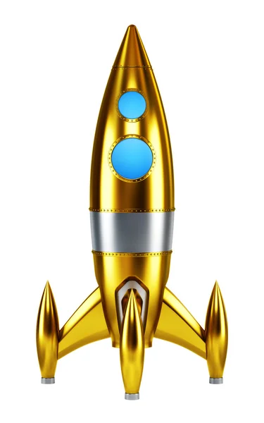 Golden Rocket — Stock Photo, Image