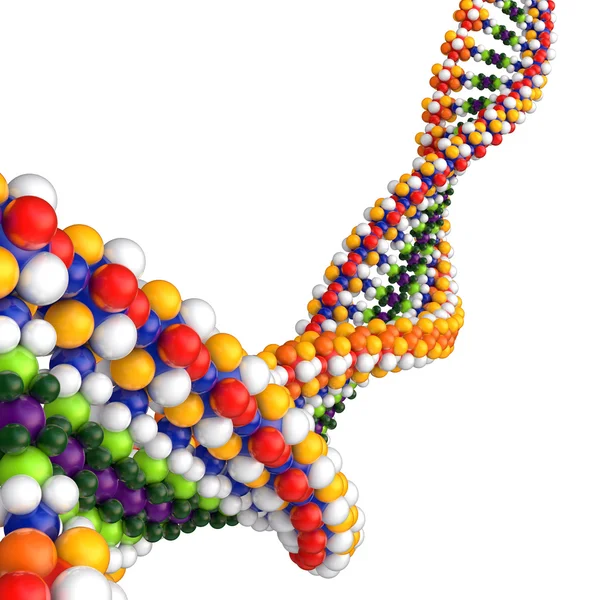 3d koncept DNA — Stock fotografie