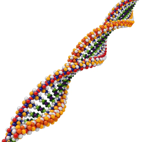 DNA 3d conceito — Fotografia de Stock