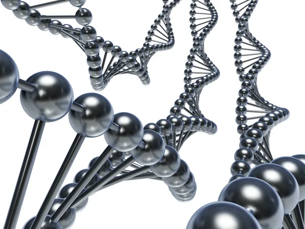 Цепи ДНК — стоковое фото