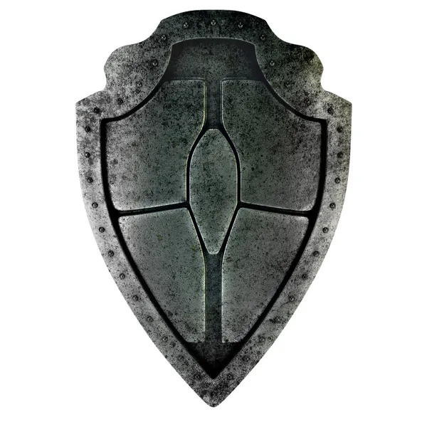 Velho escudo enferrujado — Fotografia de Stock