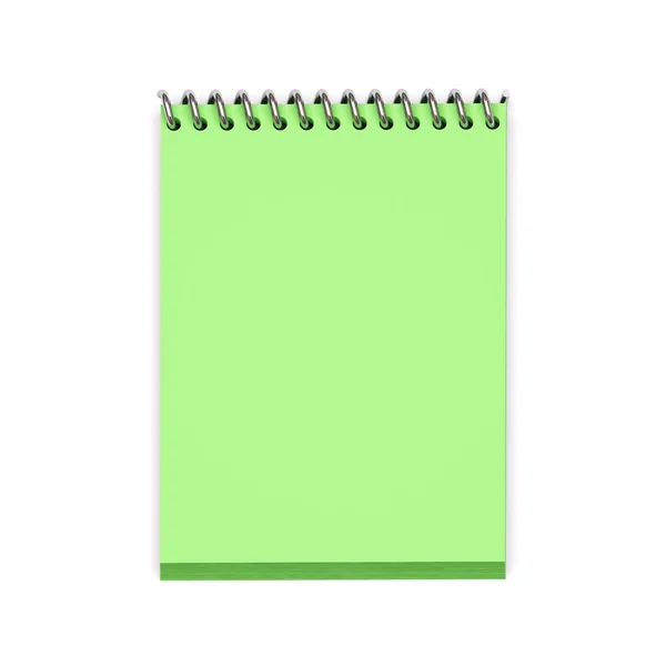 Gröna notebook — Stockfoto