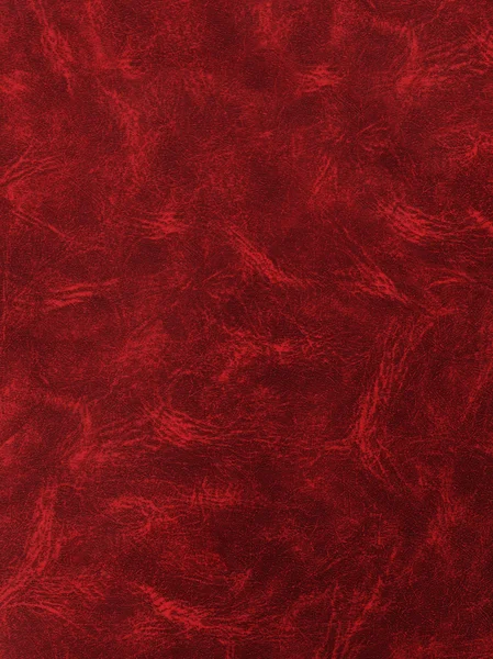 Gescannte Textur aus rotem Leder — Stockfoto