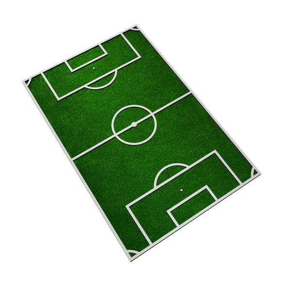 3D model boisko do piłki nożnej — Zdjęcie stockowe