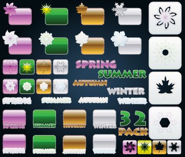 dört mevsim simgeler