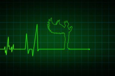 Yolun sonu. yeşil melek