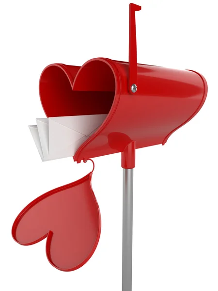 Caixa de correio do amor . — Fotografia de Stock