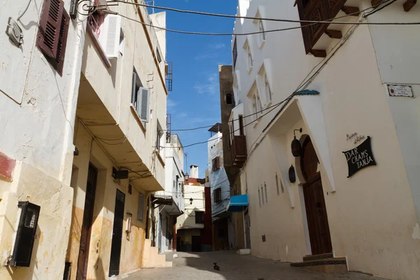 Małej uliczce w Tanger Obrazy Stockowe bez tantiem