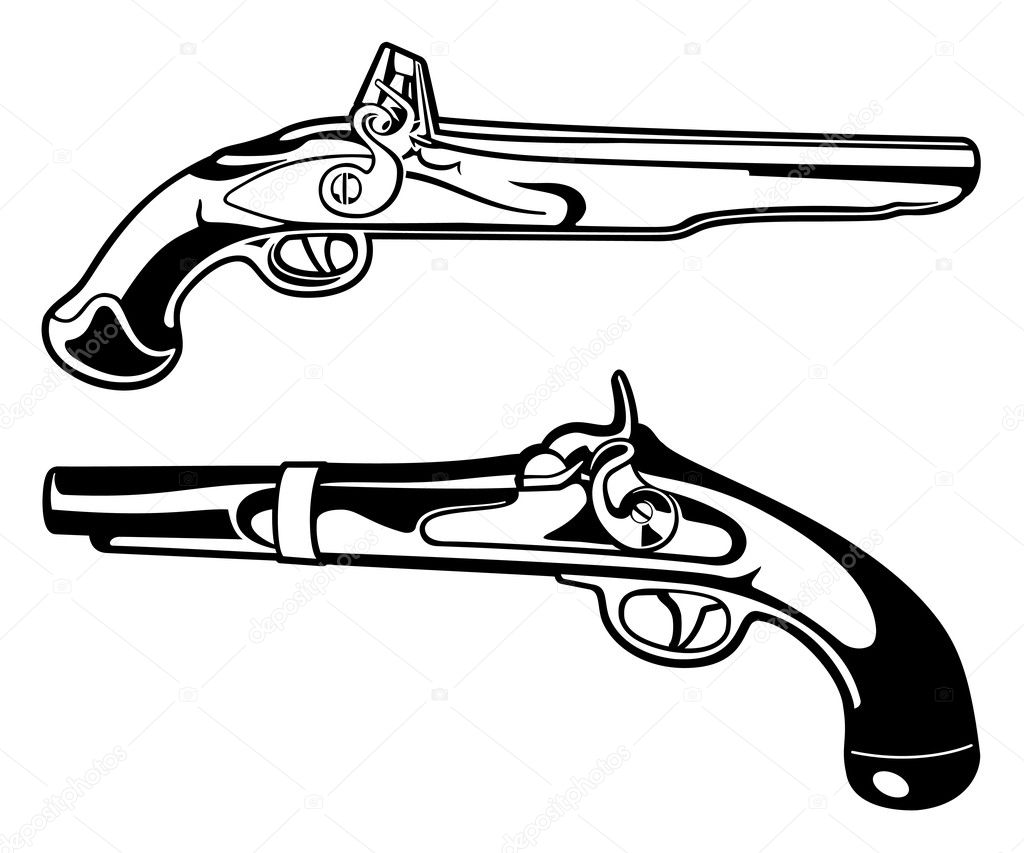 Flintlockストックベクター ロイヤリティフリーflintlockイラスト Depositphotos