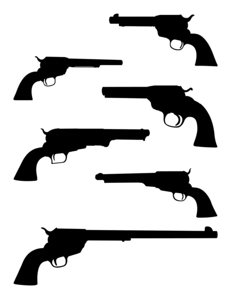 Six gun Vector Art Stock Images | Depositphotos