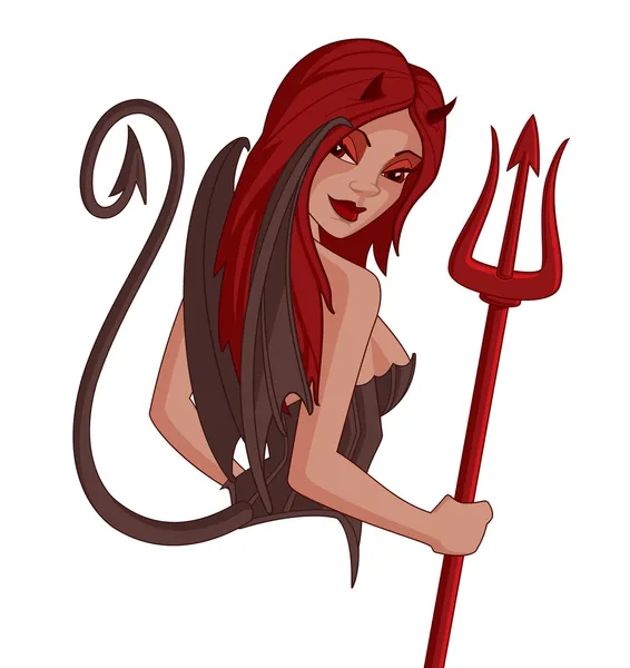 Devil Woman Vector Graphics