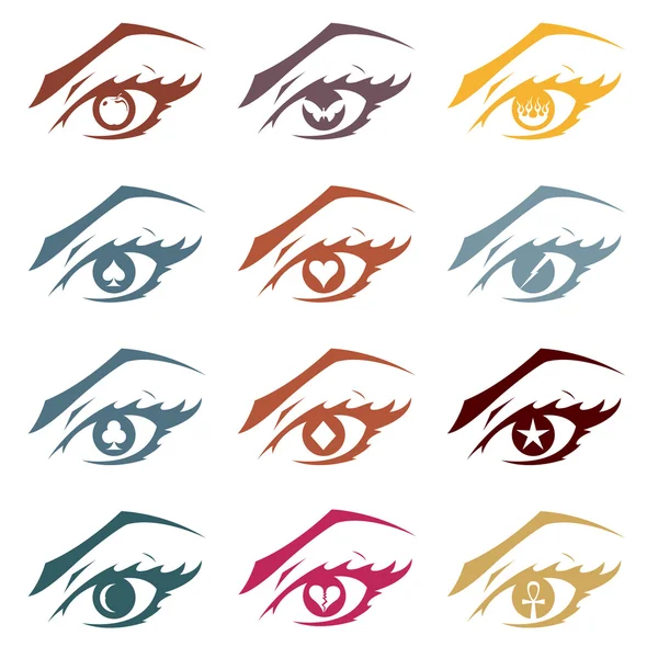 14 Eyes heart pupils Vector Images, Eyes heart pupils Illustrations ...