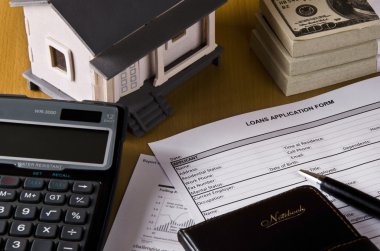 Housing loan form clipart