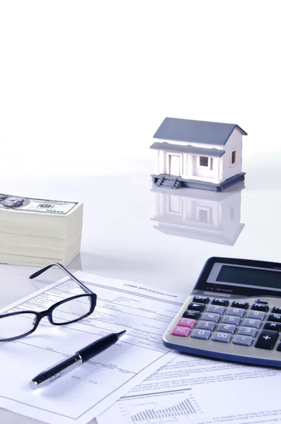 Acuerdo de préstamo para la compra de casa —  Fotos de Stock
